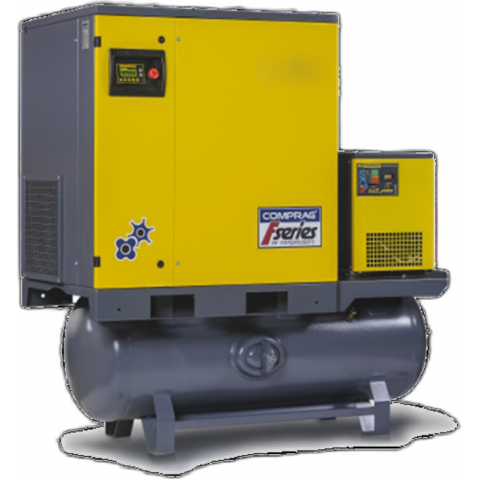 Компрессор винтовой серии F (ременной привод, IP54) FRD-07 (500л) + осушитель COMPRAG 7,5 495 10 FRD-07-(500L)-+-OCYSHITEL